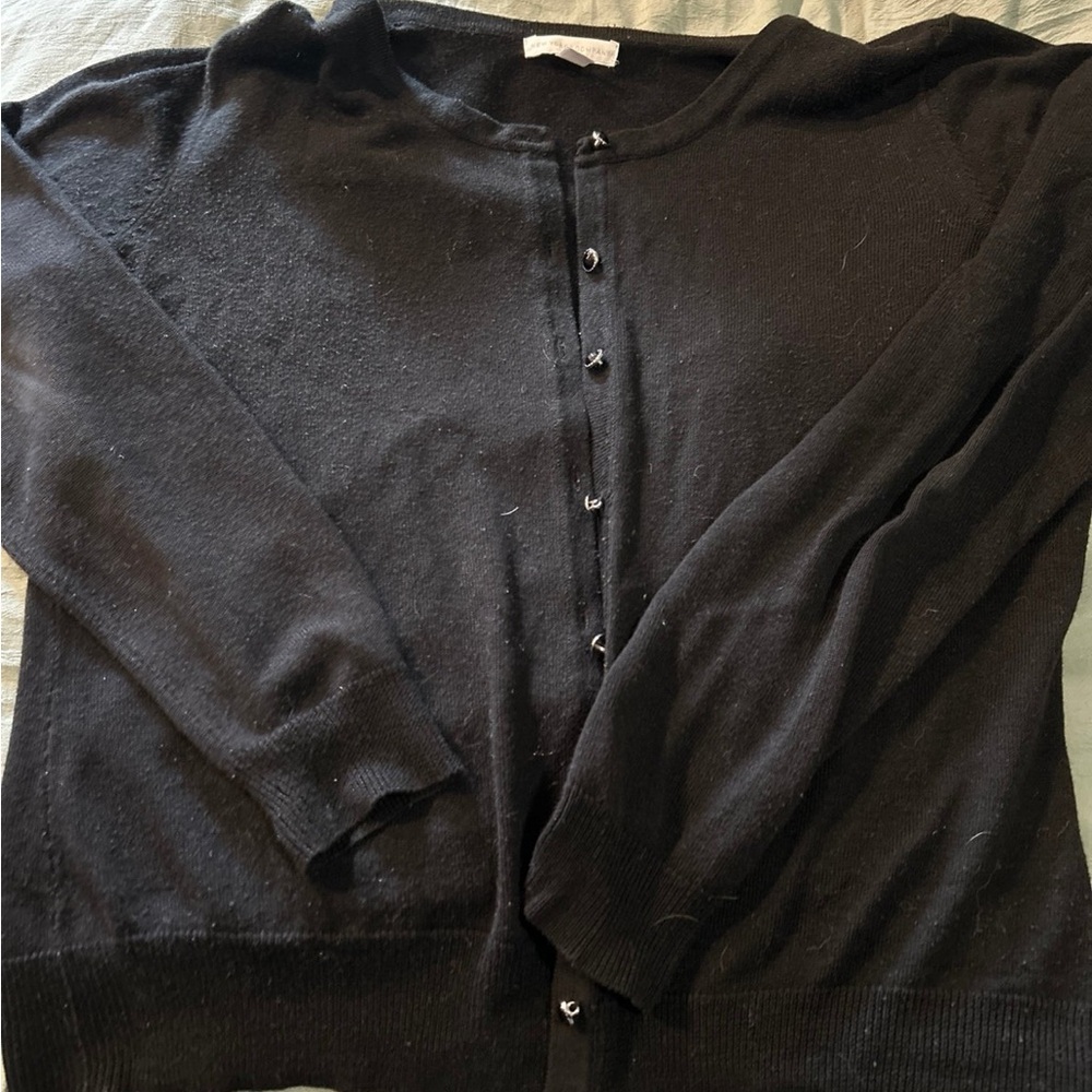 New York & Company Black Cardigan Sweater